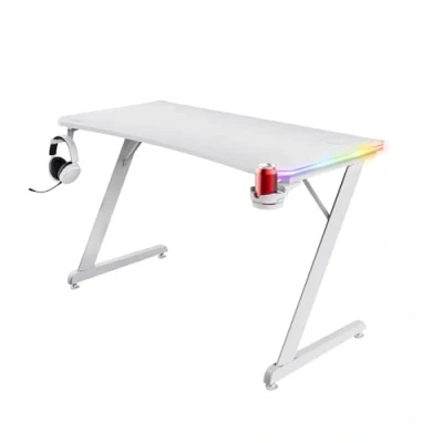 Abbildung von Trust GXT709 Luminus RGB Gaming Schreibtisch Weiß