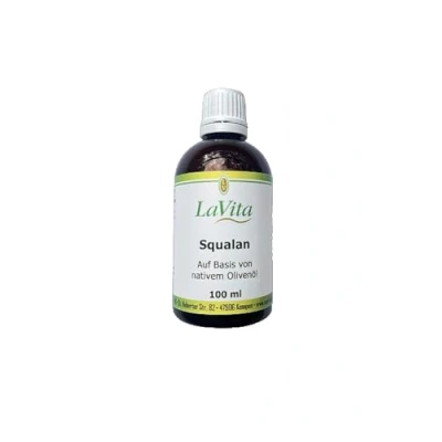 Abbildung von Soulgoods LaVita Squalan Pflegeöl 100 ml Vegan aus nativem Olivenöl Feuchtigkeitsöl ohne Duftstoffe, 100% pflanzlich Feuchtigkeitsspender mit Tiefenwirkung für trockene Haut