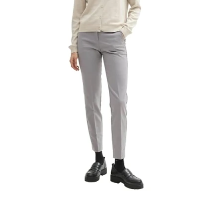 Abbildung von TOM Tailor MIA SLIM Chino, Damen, Größe: 46x30, Explicit grey