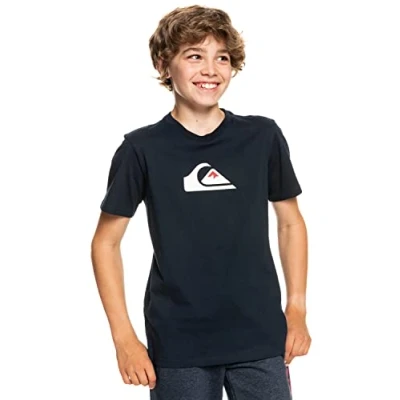 Abbildung von Quiksilver COMP LOGO TEE Tshirt print für Kinder, Größe: 176, Navy blazer