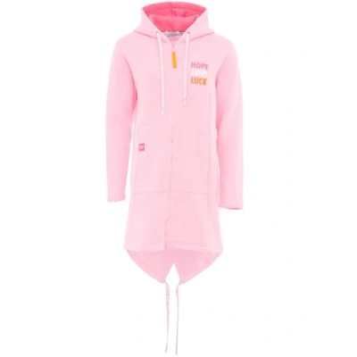 Abbildung von Zwillingsherz Kapuzensweatjacke Hoodiemantel HOPE LOVE LUCK