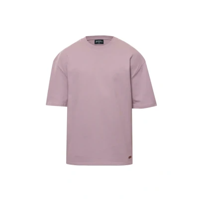 Abbildung von Dropsize Heavy Patch Tshirt basic, Herren, Größe: XS, Pink