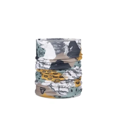 Abbildung von Buff® ThermoNet® Multifunktionstuch Junge Mädchen, Warm, Komfortabel, Recycelte Materialien, Leicht, Atmungsaktiv, Wärmedämmung, Schnee, Einheitsgröße, Multi