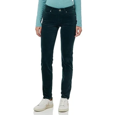 Abbildung von Marc O&#039;Polo Lulea SLIM Stoffhose, Damen, Größe: 31x30, Night pine