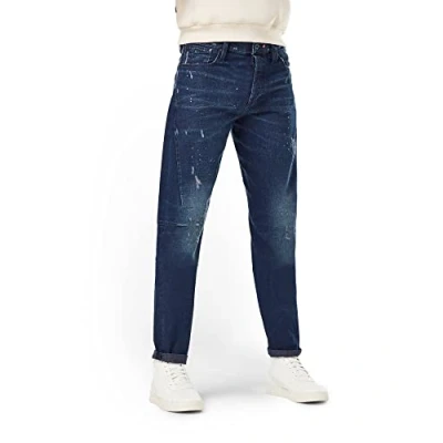 Abbildung von G STAR RAW Herren Scutar 3D Tapered Jeans, Blau (worn in taint destroyed D17711 9657 C270), 31W / 34L