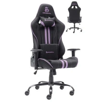 Abbildung von NEWSKILL Kitsune V2 Gaming Stuhl, Legierter Stahl, dunkelviolett, Mediano