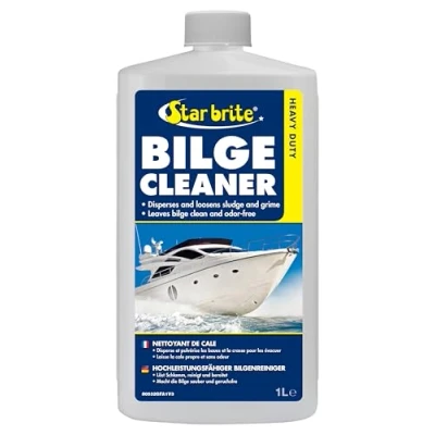 Abbildung von Star Brite Hochleistungs Bilgenreiniger Einfach &amp; Leicht zu Verwenden Eingießen, Boot Betreiben, Abpumpen Emulgiert Öl, Treibstoff und Hinterlässt die Bilge Sauber mit einem Frischen Duft