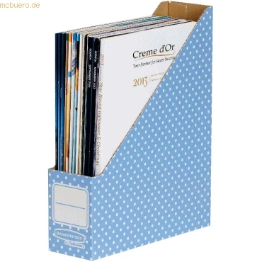 Abbildung von Bankers Box Stehsammler A4, Style Serie, aus 100% recyceltem Karton, mit Griffloch, Farbe: grün/weiß, Pack 10 Stück