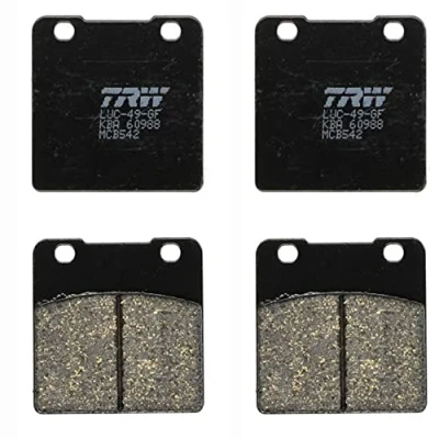 Abbildung von 2X TRW Bremsbeläge vorne+hinten MCB542 passend für Suzuki VS 1400 GLP GLF Intruder 1987 2003 VX51L VX51LD