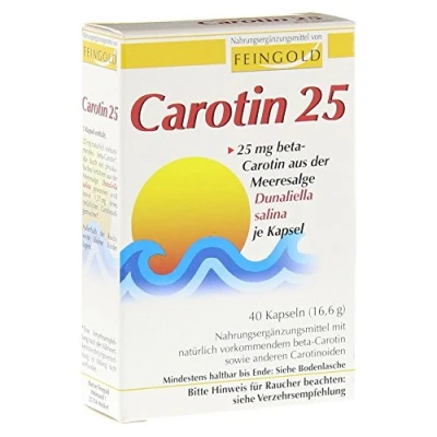 Abbildung von Carotin 25 Feingold Kapseln 40 St