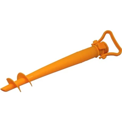 Abbildung von CAO Set aus 2 Füßen für Sonnenschirm orange/gelb 44 cm