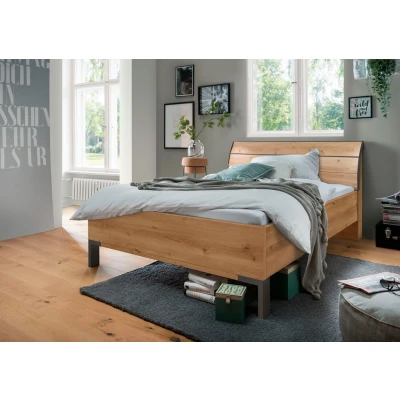 Abbildung von WIEMANN Futonbett &quot;Monaco, 4 fache Liegehöhenverstellung&quot;, mit stilvollem Holzkopfteil, Made in Germany