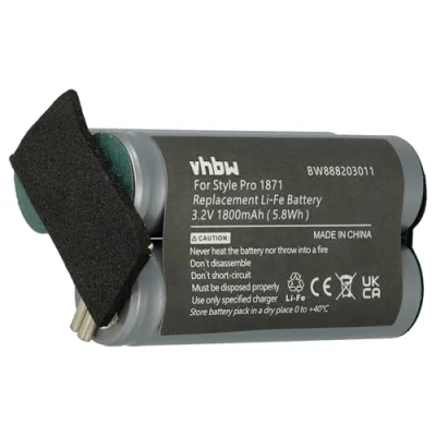 Abbildung von vhbw Akku Ersatz für Moser 1871 0071 Haarschneidemaschine (1800mAh, 3,2V, Li Ion)