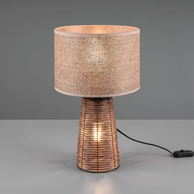 Abbildung von Trio Tischleuchte aus Rattan und Jute Straw