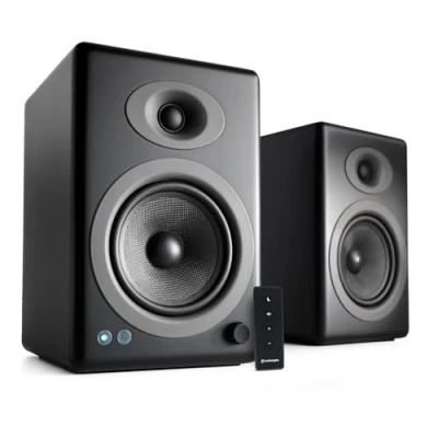 Abbildung von Audioengine Regallautsprecher A5 150 W Lautsprecher für Heimkinos und Studiomonitore