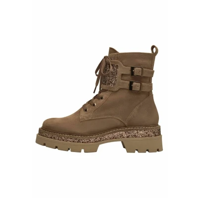 Abbildung von Tamaris Schnürstiefelette, Damen, Größe: 37, Cognac glam Schuhe