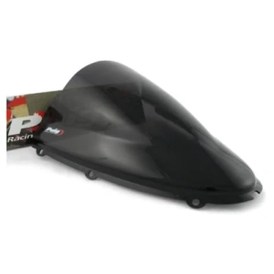 Abbildung von Puig 4057F Kuppel Racing Kawasaki ZZR1400 06 14, Transparent/Dunkelgrau Rauch