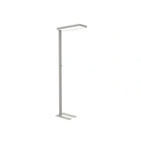 Abbildung von Maul LED Stehlampe MAULjura dimmbar mit 4.000 Kelvin Energieeffizente Technik Deckenfluter direkter &amp; indirekte Beleuchtung Standleuchte GS Zeichen Silber
