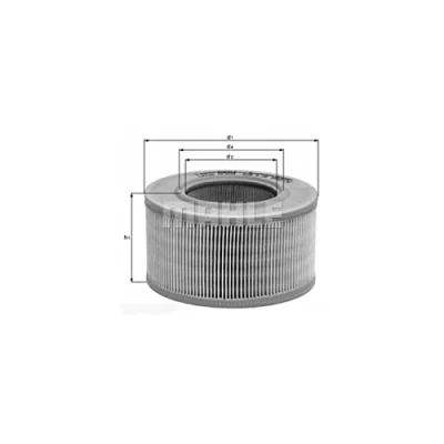 Abbildung von MAHLE ORIGINAL LX 915 Luftfilter 255,0 150,0 Filtereinsatz FIAT: Barchetta, ALFA ROMEO: 166