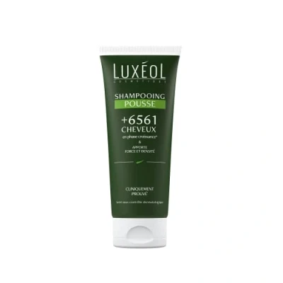 Abbildung von Luxéol Shampoo für wachsende Haare, Unisex, Erwachsene, Stärke &amp; Dichte, reaktiviert das vorhandene Haarwachstum 82% Inhaltsstoffe natürlichen Ursprungs 200 ml