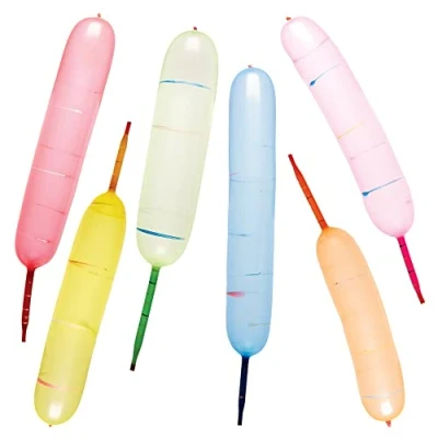 Abbildung von Baker Ross FX762 Regenbogenfarbene Raketenballons 30er Packung, Partytütenfüller für Kinder