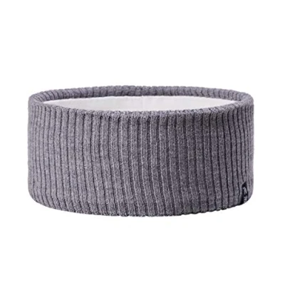 Abbildung von Enter the Complex® Stirnband für Damen und Herren aus 100% Merino Wolle, Winter Kopfband, weich stylish, Unisex, Grau