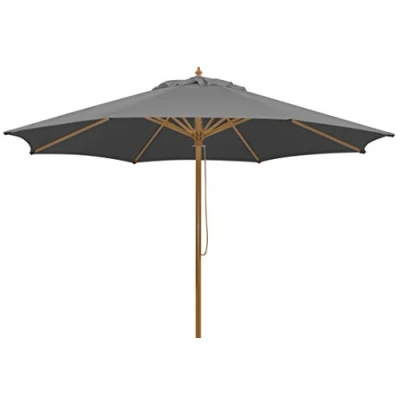 Abbildung von Schneider Sonnenschirm Malaga, anthrazit, 300 cm rund, 614 15, Gestell Alu/Stahl, Bespannung Polyester, 7.2 kg