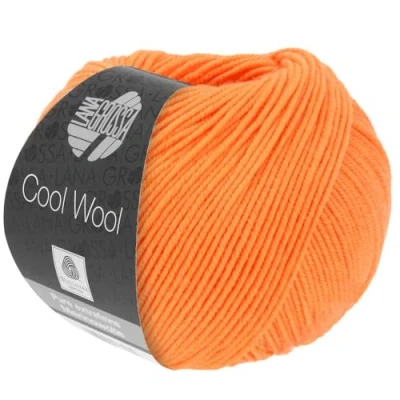 Abbildung von LANA GROSSA COOL WOOL Häkelwolle, 160 m (Strickgarn aus extrafeiner Merinowolle, kuschelig weich und pflegeleicht), 50 g