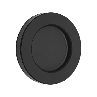 Abbildung von SO TECH® Türgriff Schiebetürgriff TEYO selbstklebend (3M VHB), 1 tlg., schwarz eloxiert Ø 70 x 8 mm für Glas Türen &amp; Zimmertüren