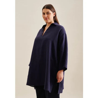 Abbildung von Seidensticker Blusenkleid, Damen, Größe: 48, Dark blue