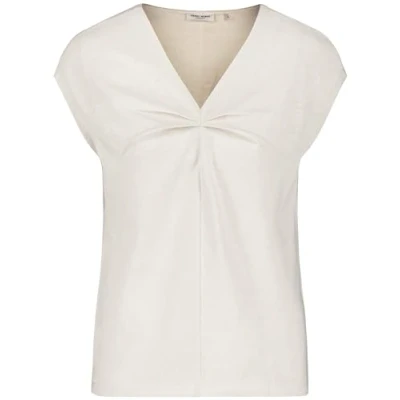 Abbildung von Gerry Weber Kurzarm MIT Faltendetail Tshirt basic, Damen, Größe: 38, Whisper white
