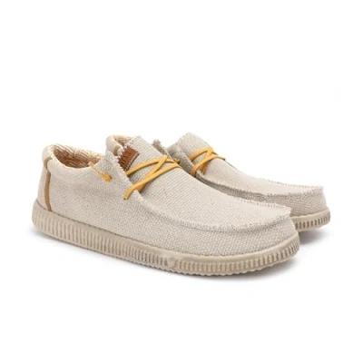 Abbildung von Walk in Pitas Sportlicher Schnürer, Herren, Größe: 43, Beige Schuhe