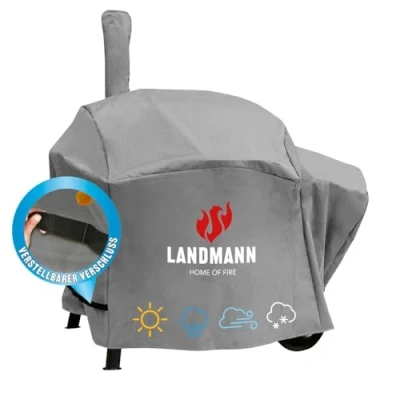 Abbildung von Landmann Premium Wetterschutzhaube Aus robustem Polyestergewebe &amp; Wasserdicht UV beständig, Atmungsaktiv Kältebeständig Geeignet für den Vinson 200 [130 x 126 85 cm]