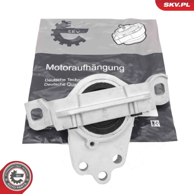 Abbildung von ESEN SKV 75SKV296 Motorlager rechts Hydrolager Aluminium, Gummi 256mm 166mm FORD: FOCUS 3 Turnier, 3, Grand C Max