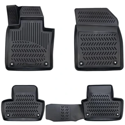 Abbildung von ELMASLINE 3D Gummimatten Set für Dacia Duster 2010 2017 Extra hoher 5cm Rand Zubehör Fußmatten