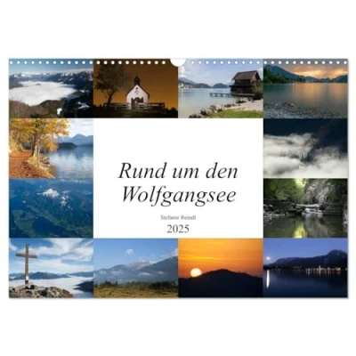 Abbildung von Rund um den Wolfgangsee (Wandkalender 2025 DIN A3 quer), CALVENDO Monatskalender