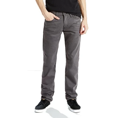 Abbildung von Levi&#039;s Herren 511 Slim Fit Jeans, Grau Schwarz 3D Stretch (wasserlos), 33W / 32L