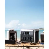 Abbildung von Anker SOLIX C1000X PowerStation 1056Wh, 1800W Powerbank 0 mAh (5 230 V, 1 St), Kapazität erweiterbar auf 2.112Wh