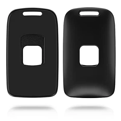 Abbildung von kwmobile Autoschlüssel Hülle kompatibel mit Renault 4 Tasten Smartkey (nur Keyless Go) Hardcover Schutzhülle Schlüsselhülle Cover in Schwarz matt