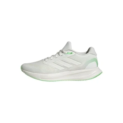 Abbildung von adidas Damen Runfalcon 5 Running Shoes, Off White/Off White/Lime Burst, 39 1/3 EU
