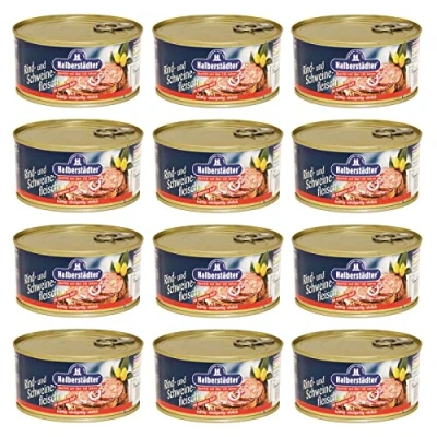 Abbildung von 12er Pack Halberstädter Rind und Schweinefleisch im eigenen Saft (12 x 300 g)