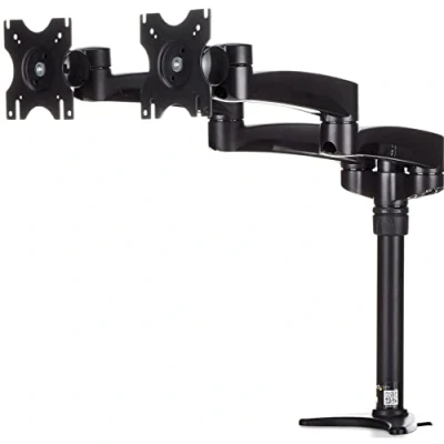 Abbildung von StarTech.com Dual Monitorhalterung mit verstellbaren Armen Monitor Tischhalterung (12 bis 24&quot;) höhenverstellbar Kabelführung