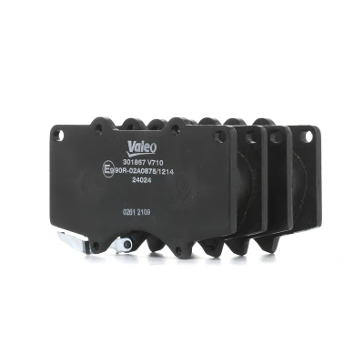 Abbildung von VALEO 301857 Bremsbelagsatz FIRST Vorderachse inkl. Verschleißwarnkontakt ohne Anti Quietsch Blech TOYOTA: Land Cruiser Prado 120