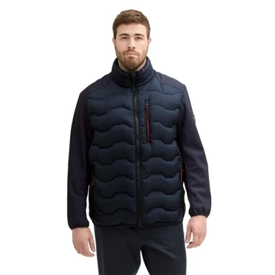Abbildung von TOM Tailor Hybrid Winterjacke, Herren, Größe: 5XL, Sky captain blue