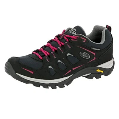 Abbildung von Brütting MOUNT FRAKES LOW Damen Trekking &amp; Wanderhalbschuhe, Schwarz/ Pink, 43 EU