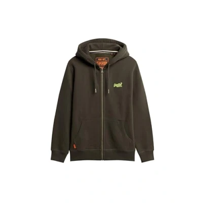 Abbildung von Superdry Kapuzensweatjacke ESSENTIAL LOGO ZIP HOODIE