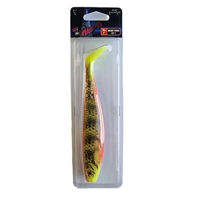 Abbildung von Fox Rage Pro Shad Pack 18cm/7&quot; UV Bright Perch (1pcs) Gummifisch