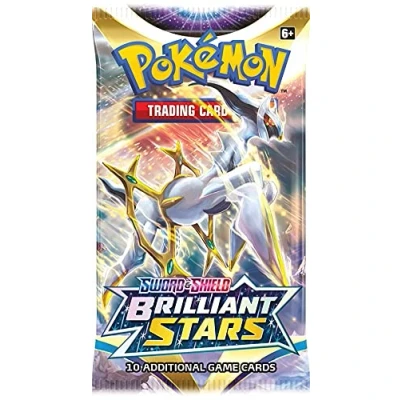 Abbildung von The Pokémon Company International Sammelkarte Pokemon Sword &amp; Shield Brilliant Stars Booster (englisch)