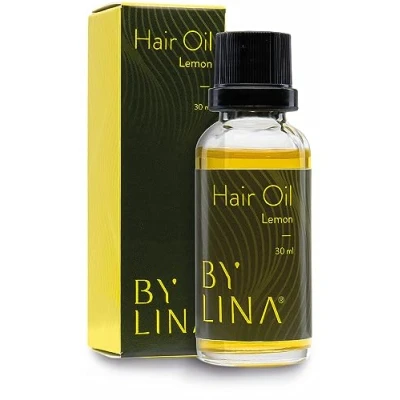 Abbildung von BYLINA Haaröl 30ml für kaputtes &amp; trockenes Haar I Haarpflege Haarkur mit Bio Arganöl Haare, Jojobaöl, Mandelöl sprödes beschädigtes Haarspülung Hairoil Lemon