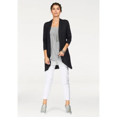 Abbildung von Boysens Shirtjacke, in langer Vokuhila Form